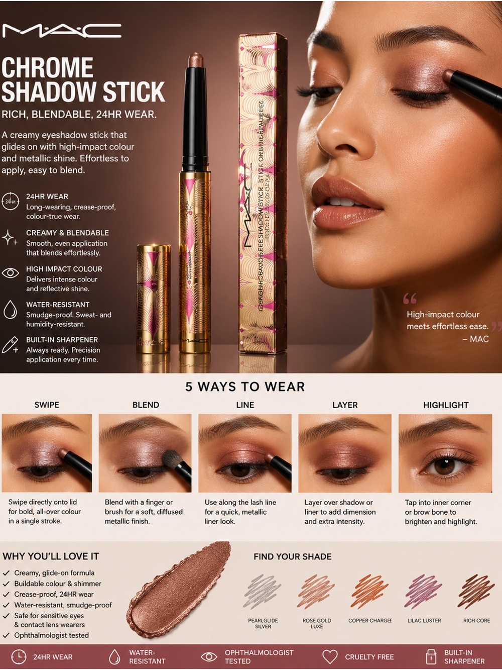MAC Chromagraphic Eyeshadow Stick – Bubbleglam (Limited Edition)
